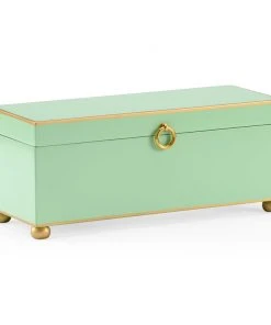 Chelsea House Rectangular Box - Celadon DECOR