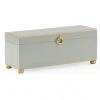 Chelsea House Rectangular Box - Gray DECOR