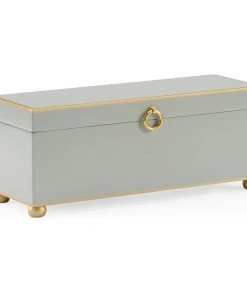 Chelsea House Rectangular Box - Gray DECOR