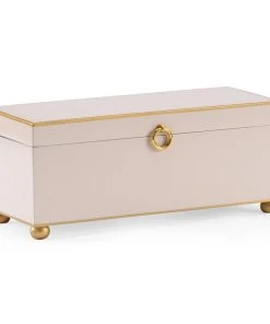 DECOR Chelsea House Rectangular Box - Pink