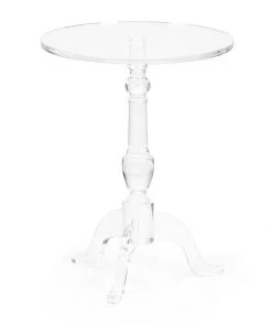 Side & End Tables Chelsea House Acrylic Pedestal Side Table