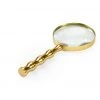 Chelsea House Bamboo Magnifier - Brass Sculptures & Objects