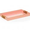 Chelsea House Copas Serving Tray-Coral DECOR