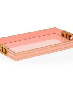 Chelsea House Copas Serving Tray-Coral DECOR