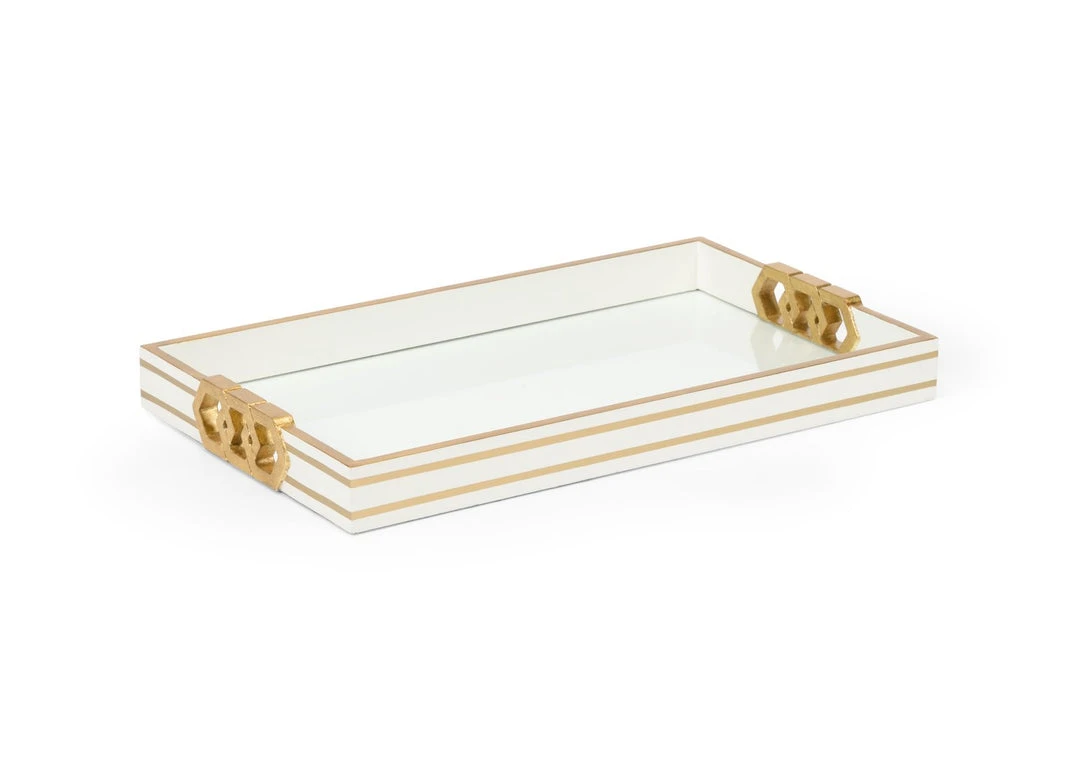 Chelsea House Copas Serving Tray-White 3 Chelsea House Copas Serving Tray-White