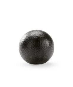Chelsea House Black Hammered Ball (Med) Sculptures & Objects
