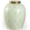 Chelsea House Sarah Ginger Jar - Pistachio