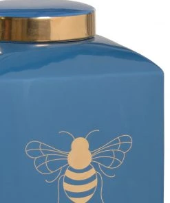 Chelsea House Bee Gracious Ginger Jar - Blu