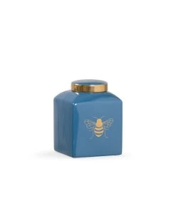 Chelsea House Bee Kind Ginger Jar - Blue