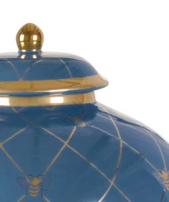 Chelsea House Bee Humble Jar - Blue (Sm)