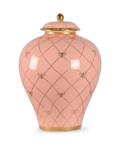 Vases, Jars, & Bottles Chelsea House Bee Humble Jar - Coral (Sm)