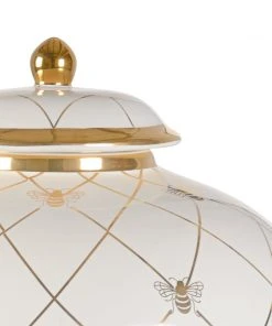 Vases, Jars, & Bottles Chelsea House Bee Humble Jar - White (Sm)