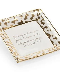 Chelsea House Square Jungle Verse Plate - W Bowls & Trays