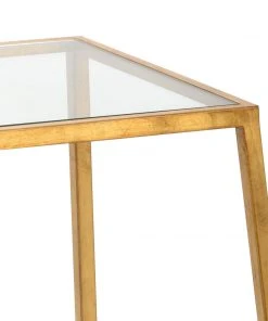 Chelsea House Bauhaus Table - Gold Side & End Tables