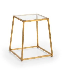 Chelsea House Bauhaus Table - Gold Side & End Tables