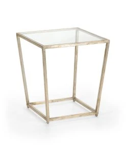 Chelsea House Cubist Table - Silver Side & End Tables