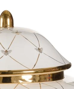 Vases, Jars, & Bottles Chelsea House Bee Humble Ginger Jar - White