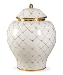 Vases, Jars, & Bottles Chelsea House Bee Humble Ginger Jar - White