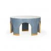 Chelsea House Aqueduct Cocktail Table-Blue