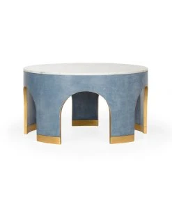 Chelsea House Aqueduct Cocktail Table-Blue