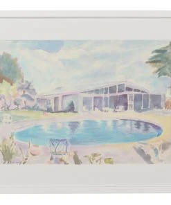 Chelsea House Poolside Watercolor I