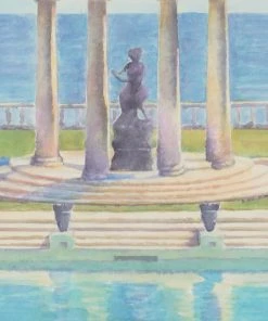 Wall Art Chelsea House Poolside Watercolor II