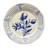 Abigails Casa Nuno Blue And White Dinner Plate, 2 Flowers/Waves (Set Of 2) TABLETOP