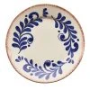 Abigails Casa Nuno Blue And White Dinner Plate, Scroll Design (Set Of 2)