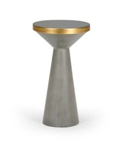 LIVING ROOM Chelsea House Gray N. Y. Drinks Table