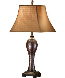 Table Lamps Wildwood Woven Faux Leather Lamp