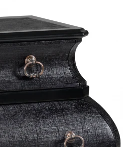 Wildwood Bianca Bombe' Chest - Black Chests & Cabinets