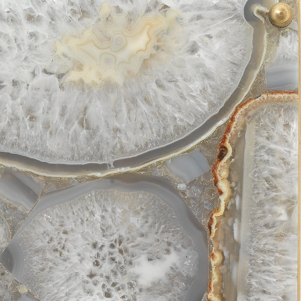 Jamie Young Adeline Rectangle Wall Sconce In Agate Resin & Antique Brass Sconces 5 Jamie Young Adeline Rectangle Wall Sconce In Agate Resin & Antique Brass Sconces