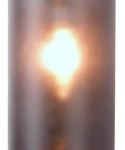 Jamie Young Blueprint Sconce In Antique Brass Metal & Grey Glass Sconces