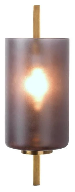 Jamie Young Blueprint Sconce In Antique Brass Metal & Grey Glass Sconces 4 Jamie Young Blueprint Sconce In Antique Brass Metal & Grey Glass Sconces