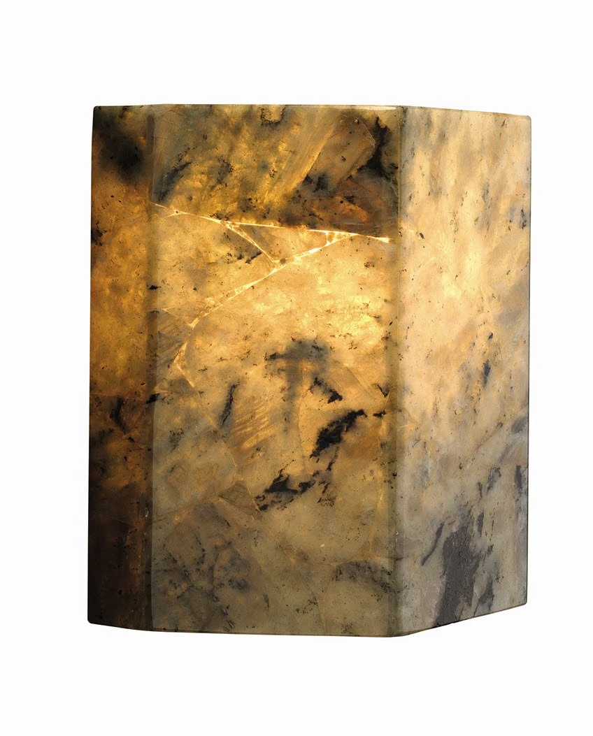 Jamie Young Borealis Hexagon Wall Sconce In Labradorite 6 Jamie Young Borealis Hexagon Wall Sconce In Labradorite