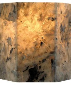 Jamie Young Borealis Hexagon Wall Sconce In Labradorite 11 Jamie Young Borealis Hexagon Wall Sconce In Labradorite