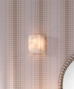 Sconces Jamie Young Borealis Hexagon Wall Sconce In Alabaster 7 Sconces Jamie Young Borealis Hexagon Wall Sconce In Alabaster