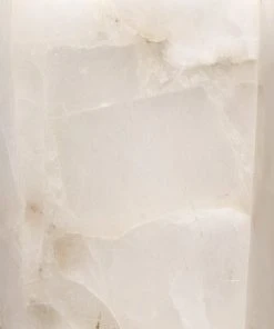 Jamie Young Borealis Tall Hexagon Wall Sconce In Alabaster