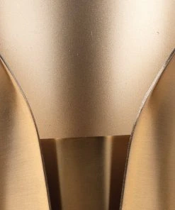 Jamie Young Capsule Sconce In Antique Brass With Antique Silver Interior