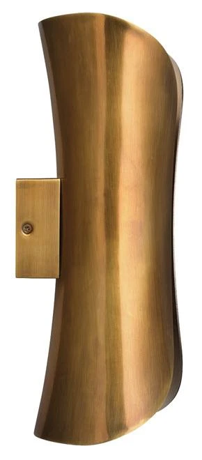 Jamie Young Capsule Sconce In Antique Brass With Antique Silver Interior 6 Jamie Young Capsule Sconce In Antique Brass With Antique Silver Interior