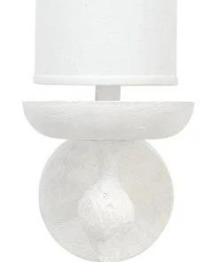 Jamie Young Concord Wall Sconce In White Plaster Sconces