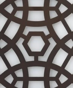 Sconces Jamie Young Large Geo Wall Sconce In Oil Rubbed Bronze Metal & Acrylic