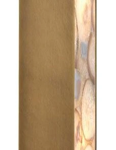 Sconces Jamie Young Leopold Framed Rectangle Wall Sconce In Agate Resin & Antique Brass 8 Sconces Jamie Young Leopold Framed Rectangle Wall Sconce In Agate Resin & Antique Brass