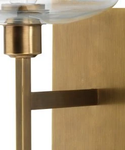 Jamie Young Scando Mod Sconce In Antique Brass