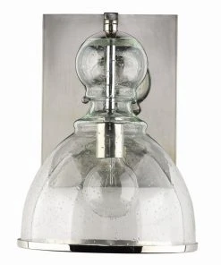 Jamie Young Large St. Charles Wall Sconce In Polished Nickel Sconces