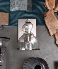 Sconces Jamie Young Small St. Charles Wall Sconce In Polished Nickel