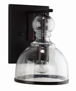 Jamie Young Small St. Charles Wall Sconce In Oil Rubbed Bronze Metal