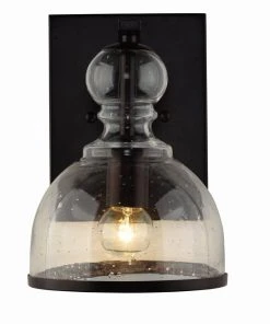 Jamie Young Small St. Charles Wall Sconce In Oil Rubbed Bronze Metal