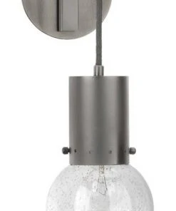 Jamie Young Strada Pendant Sconce In Gun Metal