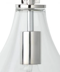 Jamie Young Tear Drop Hanging Wall Sconce In Clear Glass And Nickel Sconces 7 Jamie Young Tear Drop Hanging Wall Sconce In Clear Glass And Nickel Sconces